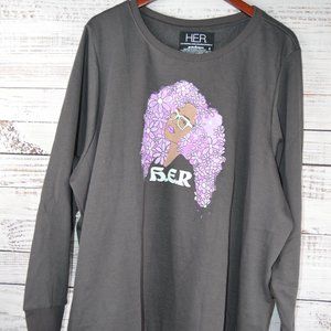 TORRID 4XL 4X Her Sweatshirt Sony Goodie Two Sleeves Womens Plus SOFT NWT Fall